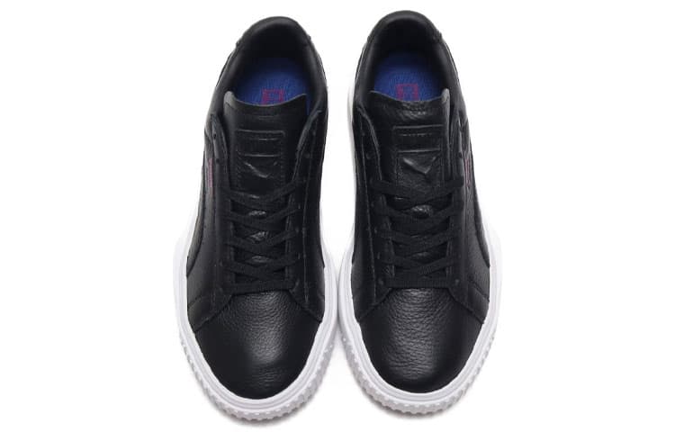 PUMA Unisex Breaker Leather Sneakers Black 5