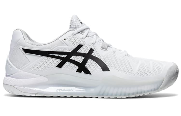 Asics Gel Resolution 8 White Black 3