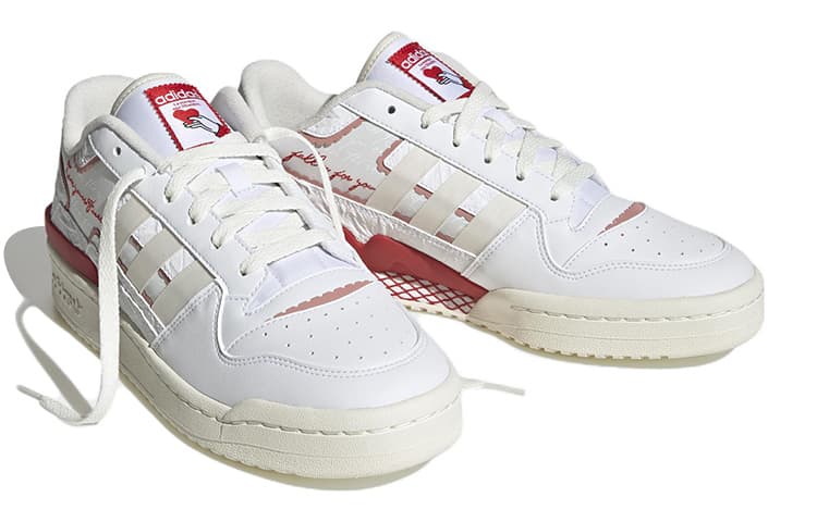 Adidas Originals Forum Exhibit Low 2 'White Red' Women's 5