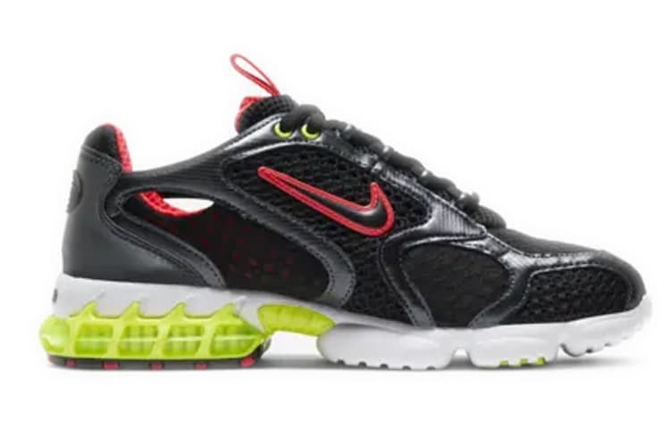 Nike Air Zoom Spiridon Cage 2 Metallic Hematite Track Red Volt Women's 3