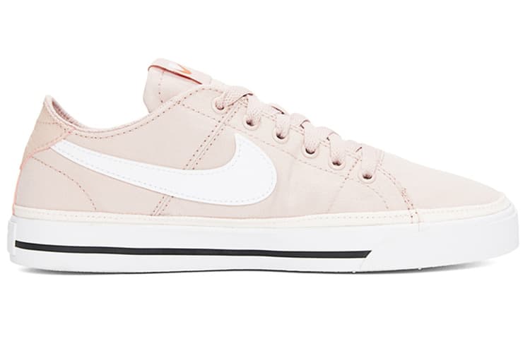 Nike Court Legacy Canvas Skate Shoes Pink/White Women's 4