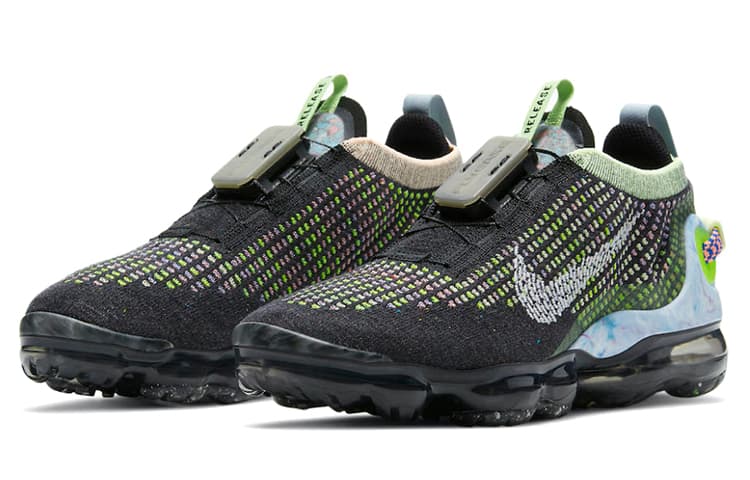 Nike Air VaporMax 2020 Flyknit Black Barely Volt Women's 6
