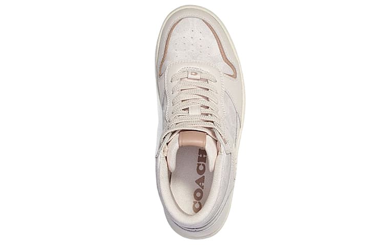 COACH High Top Stylish Skateboarding Shoes Women's White 6
