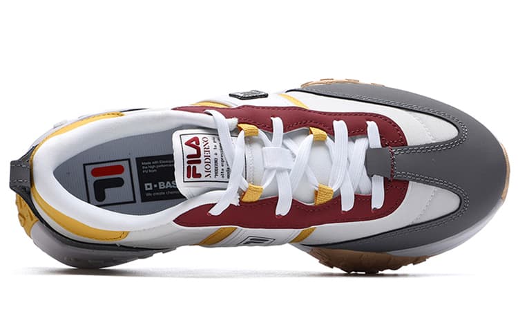 FILA Brick Cushioning Anti-Slip And Wear-Resistant Low-Top Casual Shoes Women's Gray 5