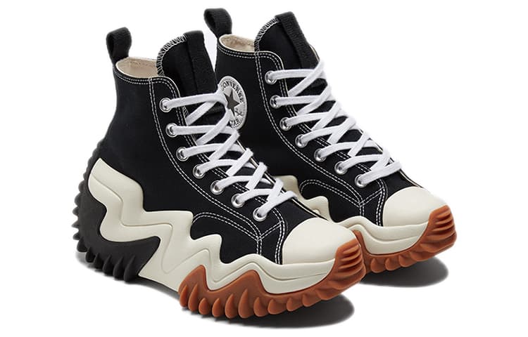 Converse Run Star Motion Black White Gum 6