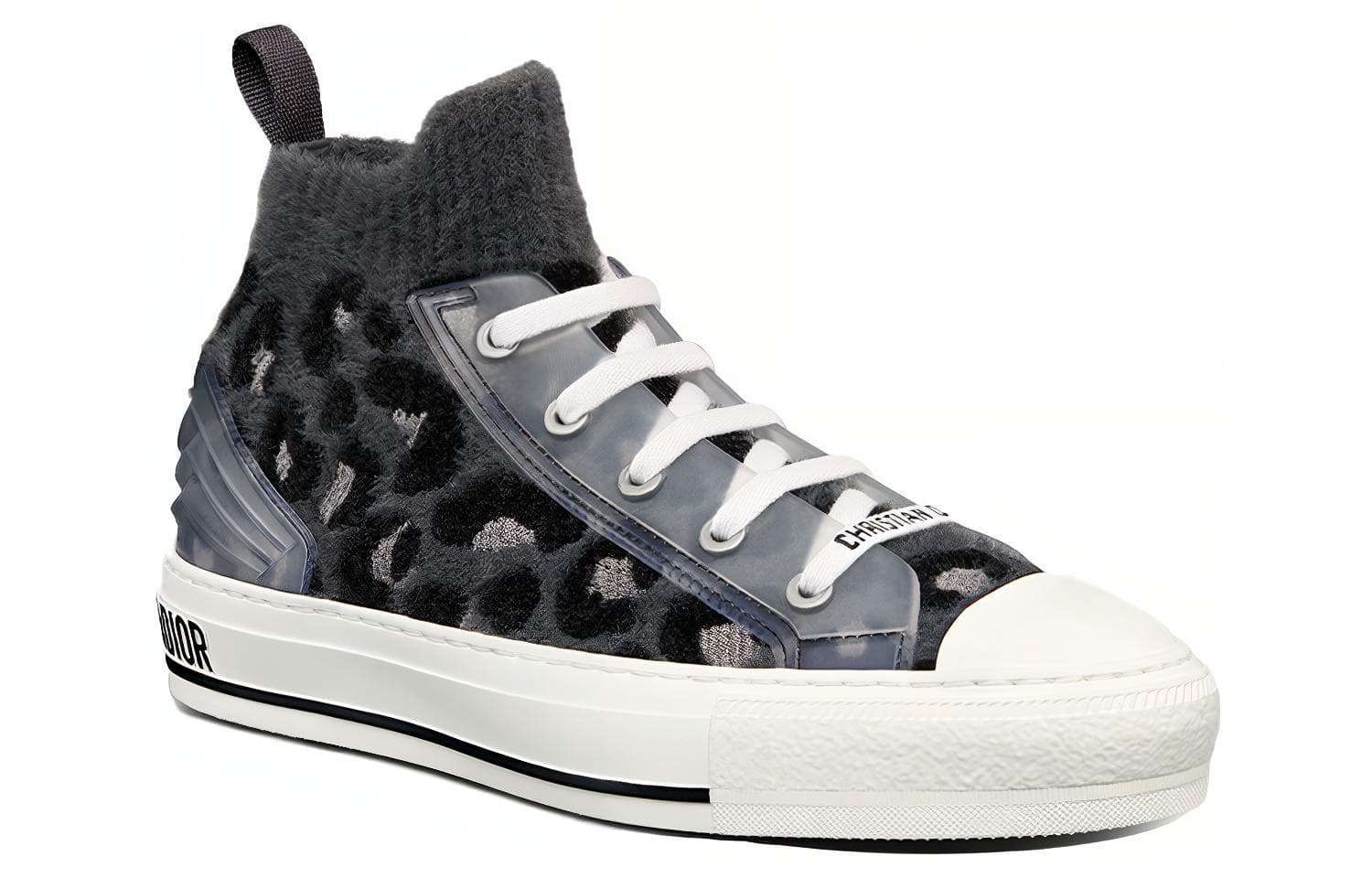 DIOR Walk'n'DIOR Skateboard Shoes Women's High-Top Gray Blue 5