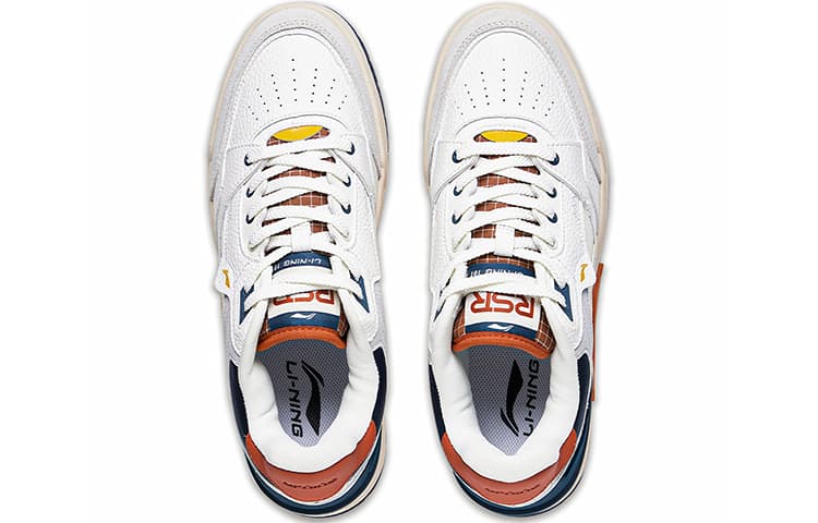 LiNing RSR 101 Anti-Slip And Wear-Resistant Lightweight Low-Top Skateboard Shoes Men's Ecru Gray 5