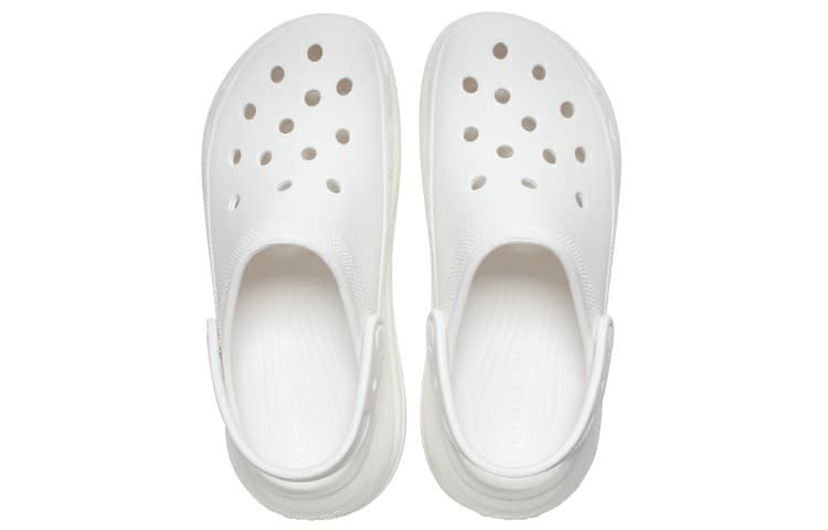 Crocs Classic Mega Crush Clog White 5