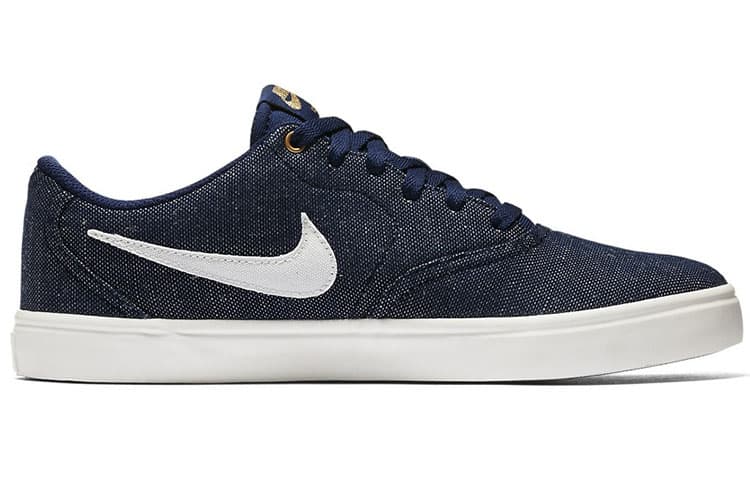 Nike SB Check Skateboard Shoes Unisex Low-Top Denim Blue/White 3