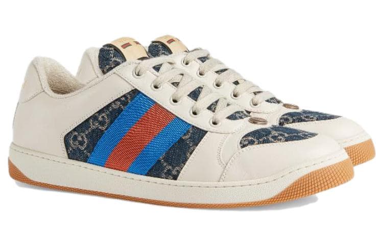 GUCCI Gg Screener 'GG Canvas Denim Ivory' 5