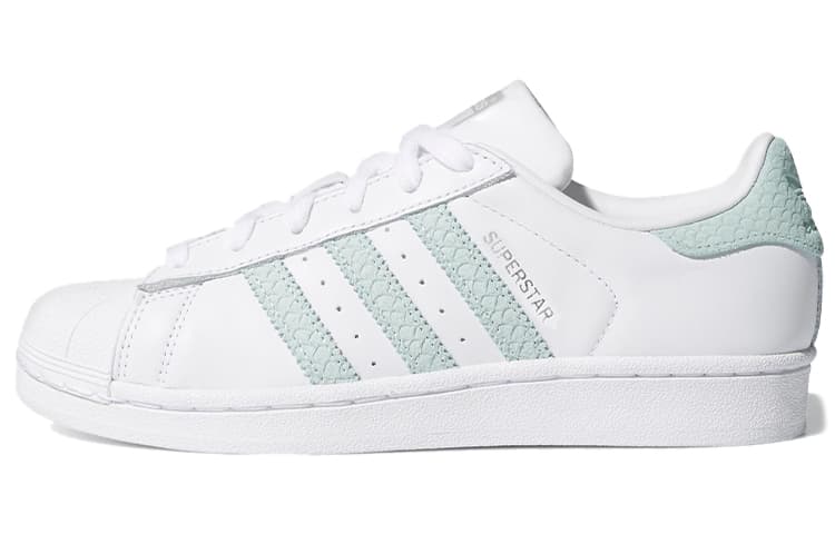 Adidas Originals Superstar White Ash Green Women's 2