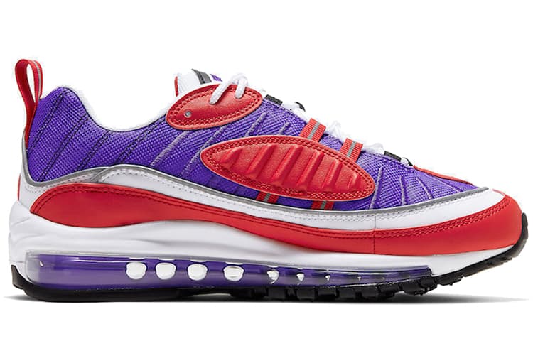 Nike Air Max 98 Psychic Purple University Red Women's 3