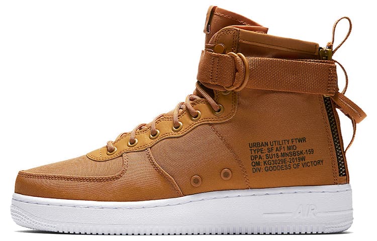 Nike Sf Air Force 1 Mid Desert Ochre 2