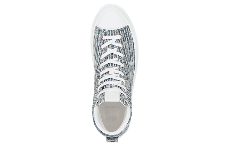 Givenchy City High Top In 4G Denim Blue White 6