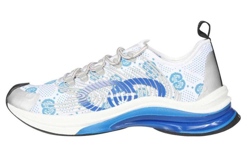 GUCCI Run Sneaker 'White Blue' 2