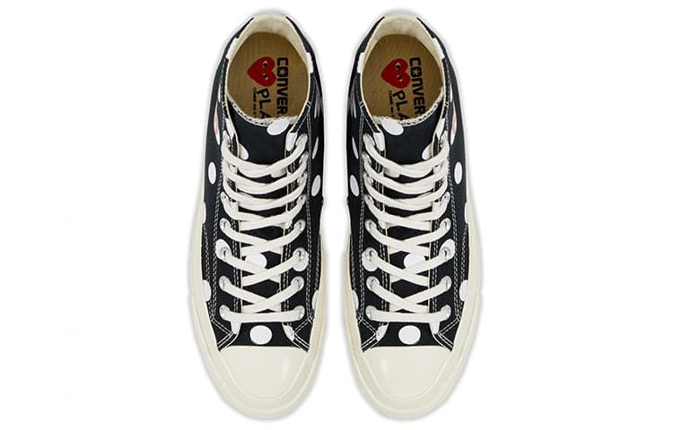 Converse Chuck Taylor All Star 70 Hi Comme Des Garcons Play Polka Dot Black 5