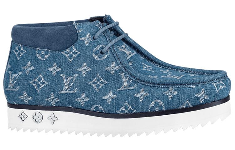 LOUIS VUITTON Mods Ankle Boots 'Denim Monogram' 4