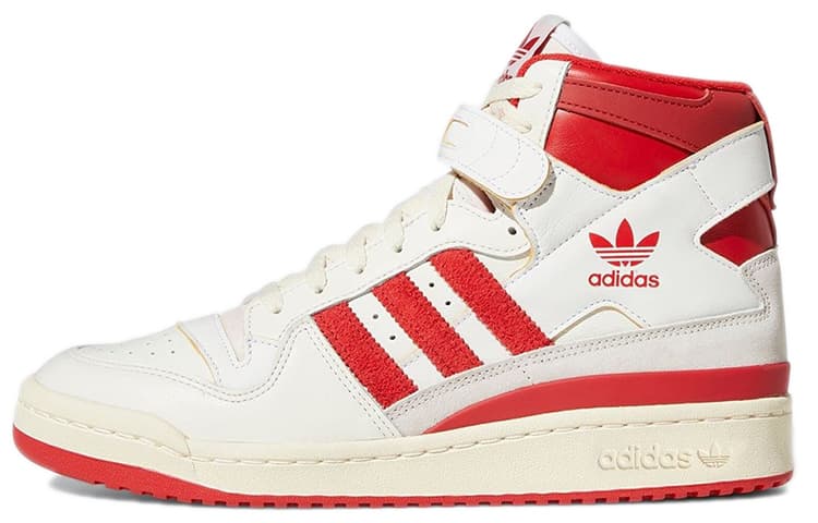 Adidas Originals Forum 84 Hi Cloud White Team Red 2
