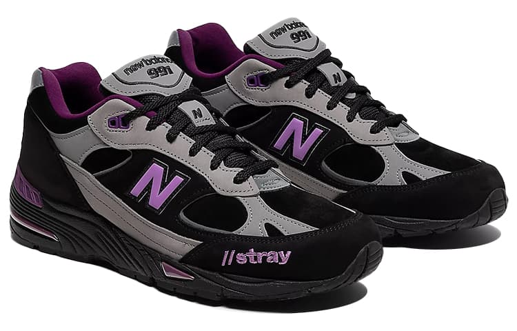 New Balance 991 Stray Rats Black Women's 6