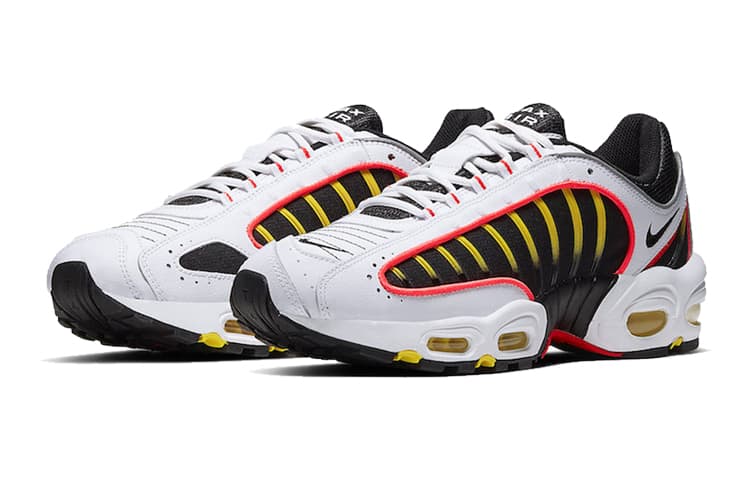 Nike Air Max Tailwind 4 White Black Crimson Yellow 5
