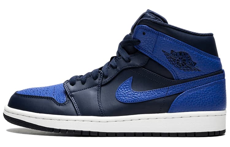 Jordan 1 Mid Obsidian Game Royal 6