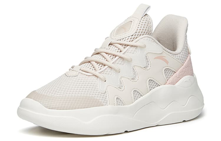 Anta Life Collection Breathable Low-Top Sports Casual Shoes Women's Pink White 5