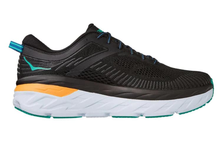 HOKA ONE ONE Bondi 7 Black Atlantis 4