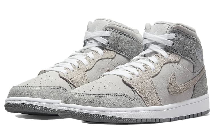 JORDAN 1 Mid Se Particle Grey Women's 5