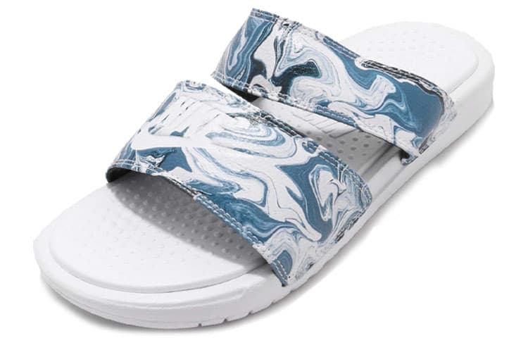 Nike Benassi White Blue Black Women's 6