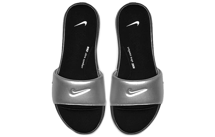 Nike Ultra Comfort3 Slide Slide Black/Silver Women's 5