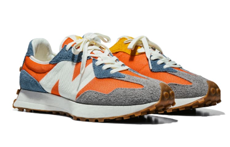 New Balance 327 Red Navy Grey 3