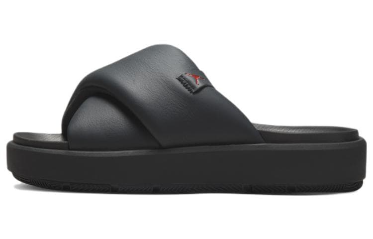 JORDAN Sophia Slide Sports Slippers 'Off Noir Fire Red' Women's 2