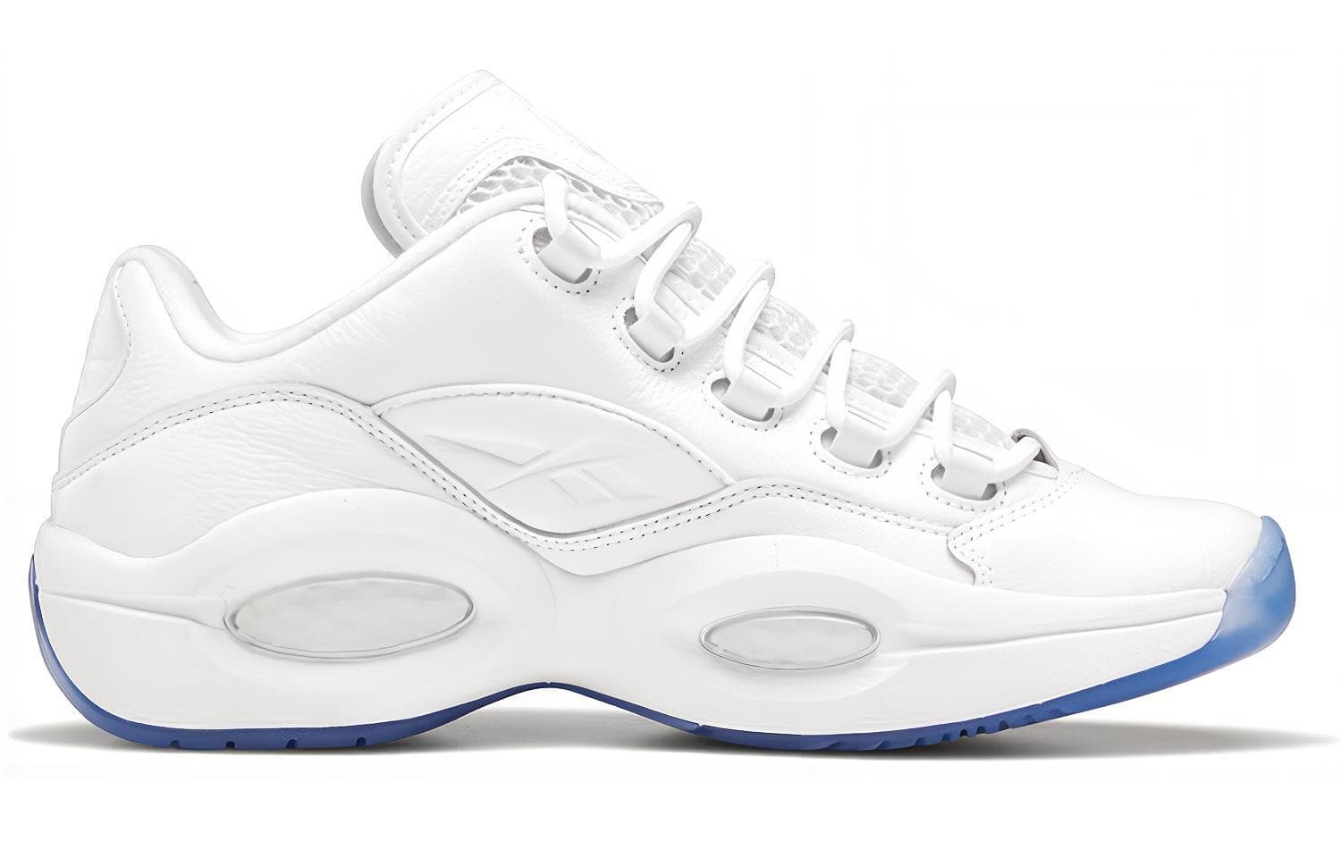Reebok Question Low White Clear Blue Sole 4