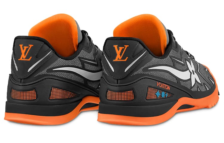 LOUIS VUITTON Lv Sprint Sneakers 'Grey Orange' 5