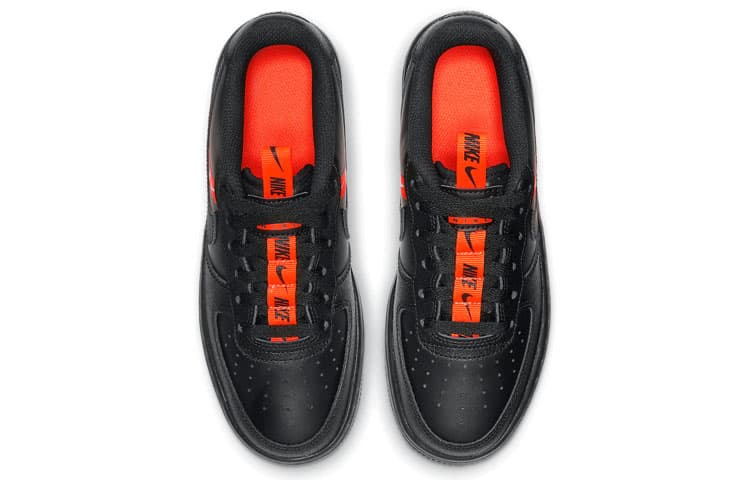 Nike Air Force 1 Low LV8 KSA Worldwide Pack Black Total Orange GS 6