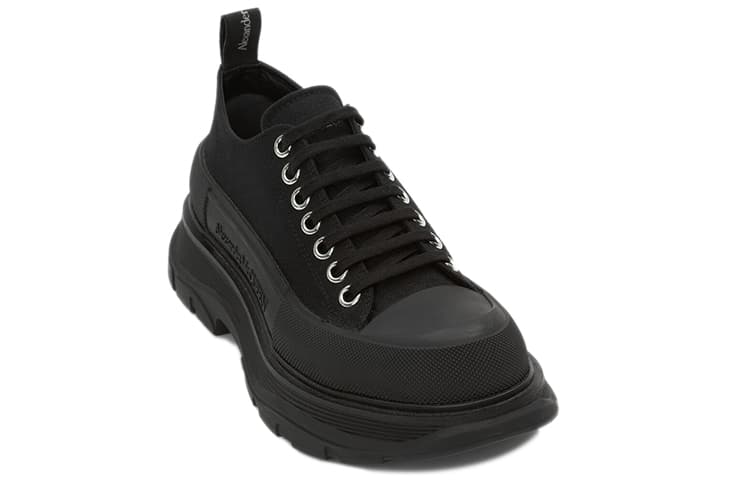 Alexander McQueen Tread Slick Lace Up 'Black' Women's 6