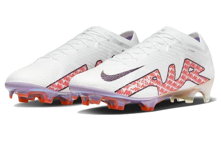 Nike Zoom Mercurial Vapor 15 Elite Fg White Bright Crimson 5