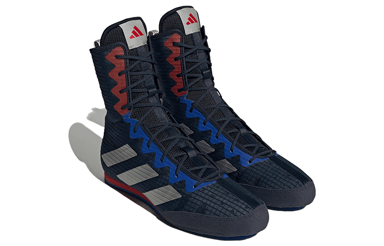 Adidas Box Hog 4 Legend Ink Silver Metallic Grey Two 5