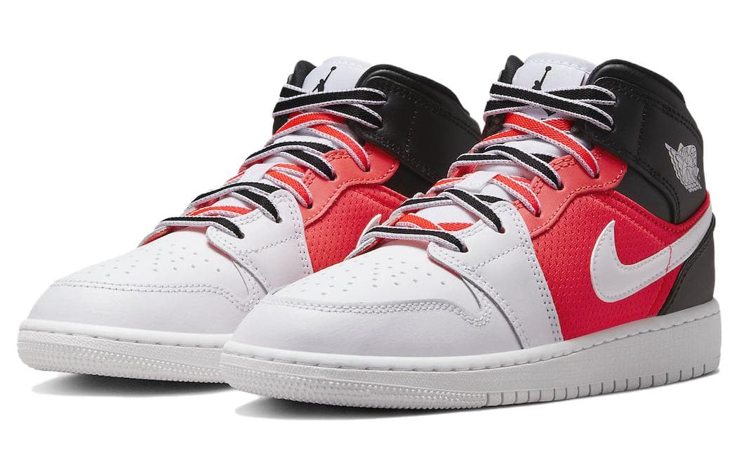 Jordan 1 Mid SE 'White Black Infrared' GS 6