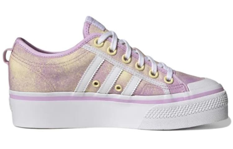 Nizza Women's Adidas Originals Platform 'Bliss Lilac Almost Yellow' Women's 4