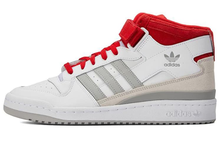 Adidas Originals Forum Mid White Red Grey