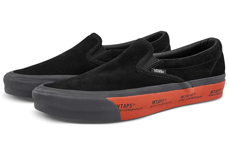 Vans Wtaps X Og Classic Slip On Lx 'Black Red' 3