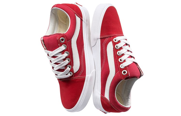 Vans Old Skool Os Shoes 'Racing Red' 6