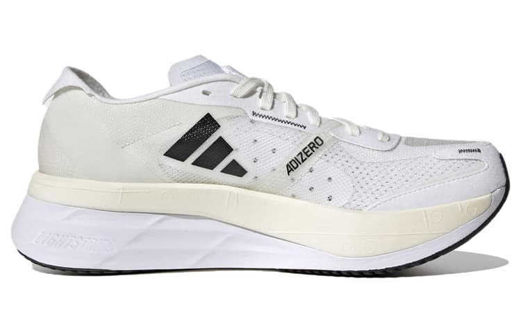 Adidas Adizero Boston 11 Non Dyed Cloud White Core Black Women's 3