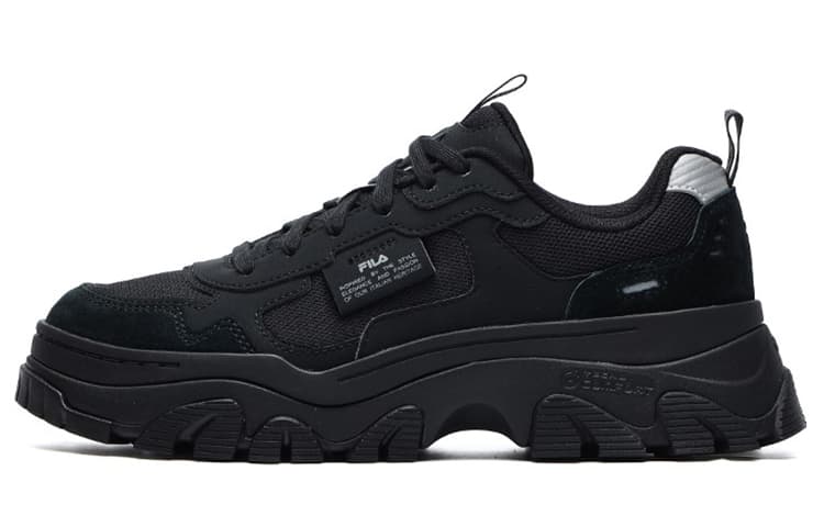 FILA Hike Low Chunky Sneakers Gs Black Women's