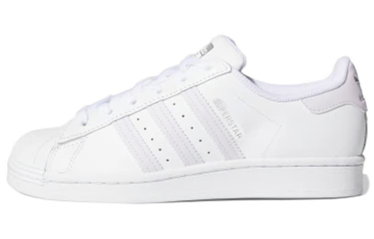 Adidas Originals Superstar White Purple Tint Women's 2