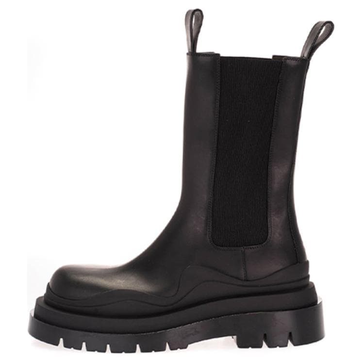 Bottega Veneta Tire Chelsea Crew Chelsea Boots Women's Black 2