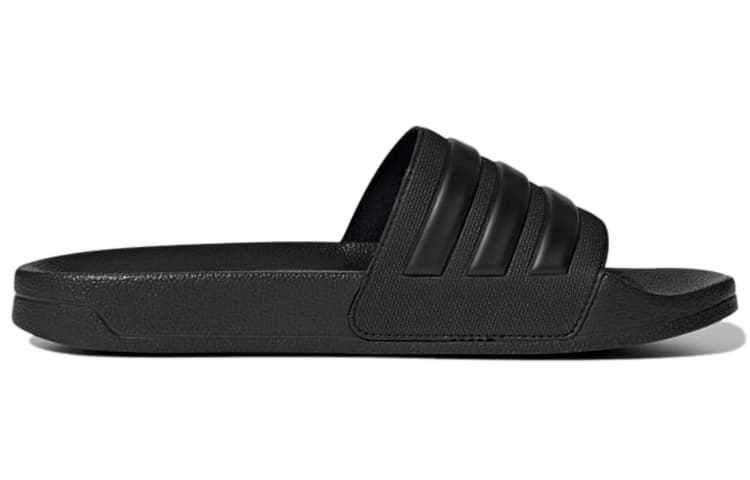 Adidas Adilette Shower Slides Lightweight Cozy Casual Black Slippers 3