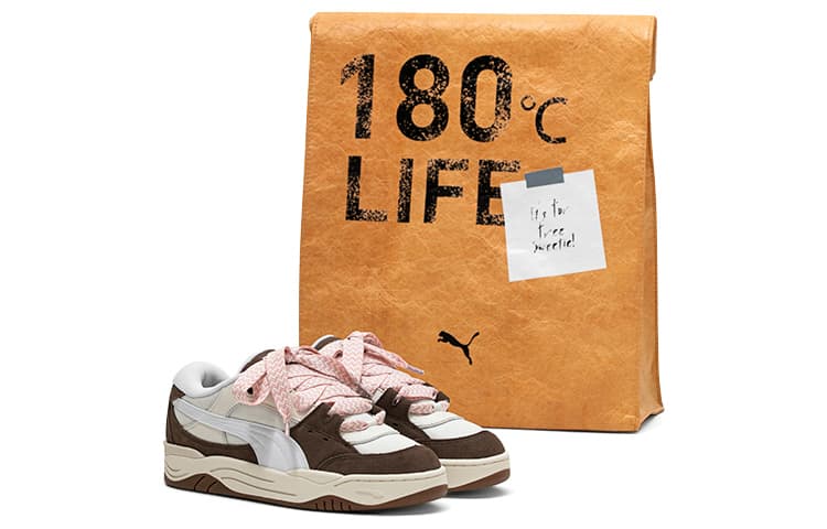 PUMA Bari Mule 180 Tan Anti-Slip Wear-Resistant Low-Top Skateboard Shoes Unisex Brown Special Packaging