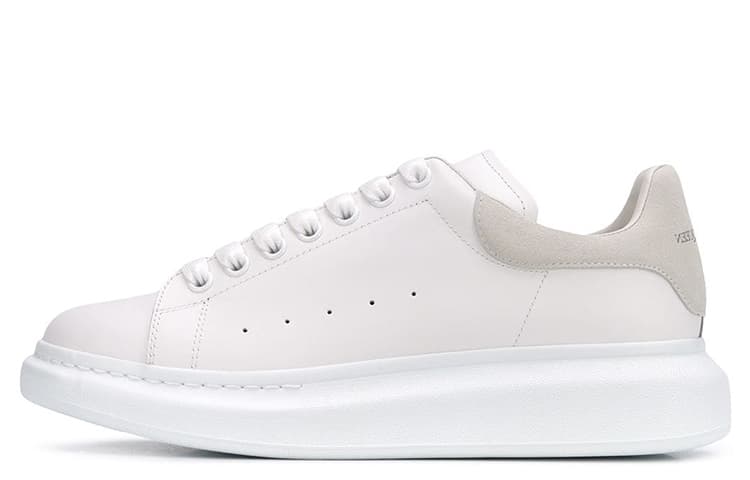 Alexander McQueen Oversized Sneaker 'White Grey Suede' 2
